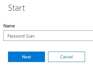 Office 365 - Password - Launch Attack - Start