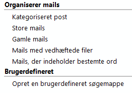 Outlook - Organiser mails