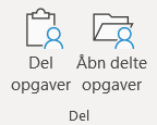 Outlook - del  opgaver