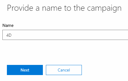 Office 365 - Password - Attack Simulater - Campaign name
