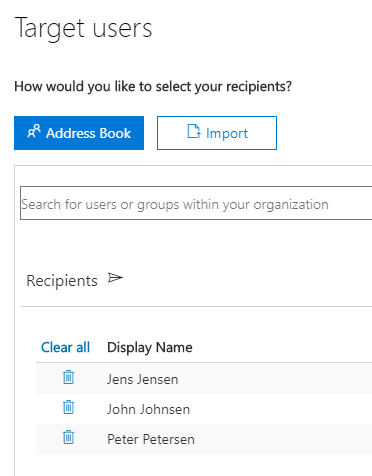 Office 365 - Password - Launch Attack - Target users