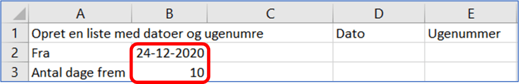 Dynamiske Excel matrixformler - Del 2 - Sekvens - 1