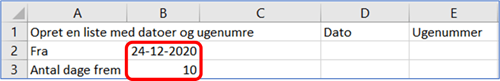 Dynamiske Excel matrixformler - Del 2 - Sekvens - 1