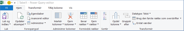 Power Query og Excel - 2
