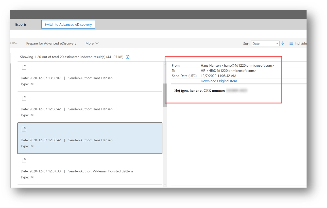 Datasikkerhed i Microsoft Teams - 14