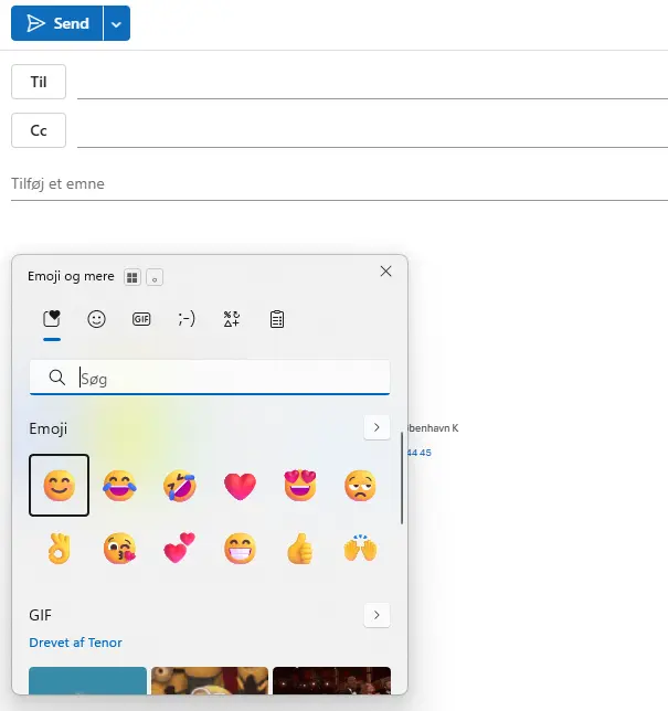 Emojis i outlook