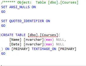 Sådan opretter du en Query: Create table
